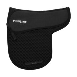 ThinLine Numnah Dressage Saddle Pad Black